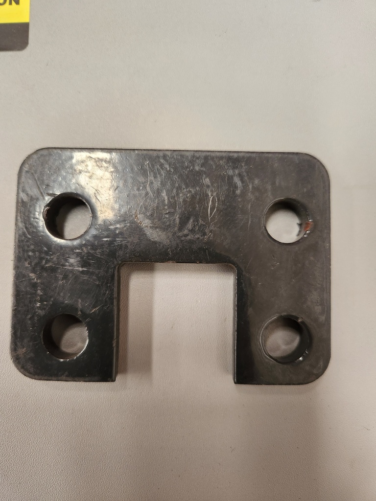 C - PLATE PLACA 3 9/16 PULGADAS 4 BARRENOS GRIS CUADRADA NP 141023120001