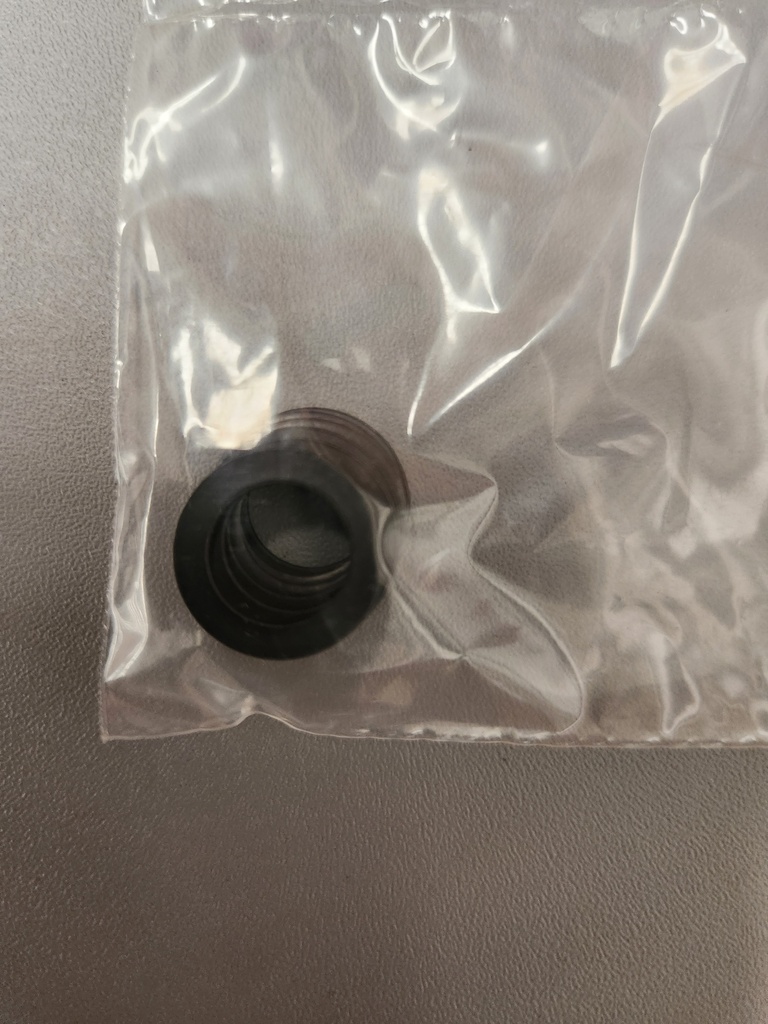WASHER ARANDELA NEGRA 0.6 IN (15.2 MM) OD / 0.38 IN (10 MM) ID