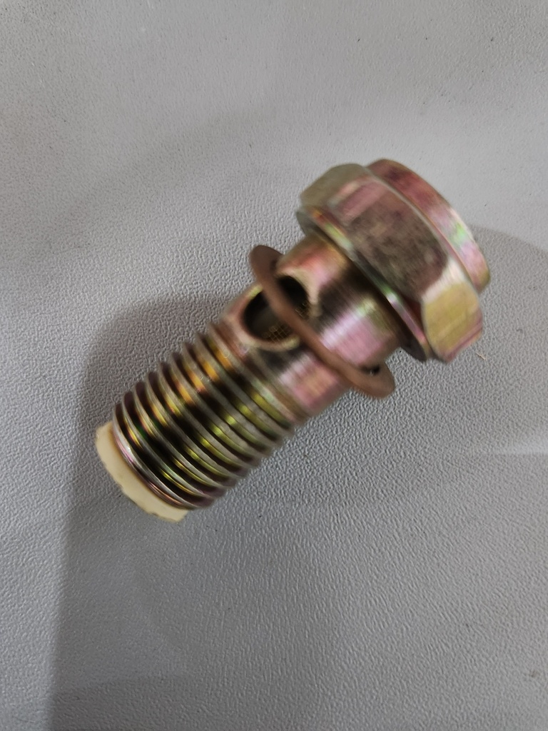 C - BOLT TORNILLO BANJO HEXAGONAL M14 X 25 MM PASO 1.5 CON FILTRO NP 161023064501