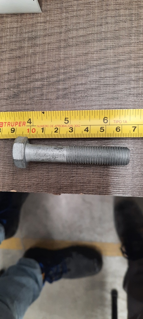 C - Bolt Tornillo Hexagonal Zinc 65 mm NP 110523090801