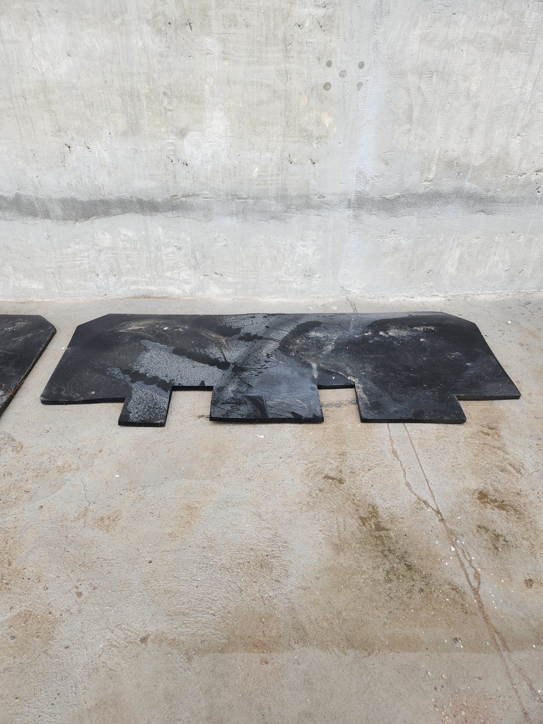 Tapete espuma negra forma E