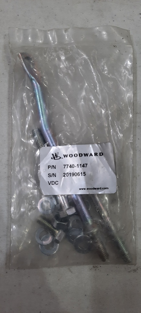 NP 071223090701 KIT TORNILLOS GALVANIZADOS VARIOS Y TUERCAS WOODWARD 7740-1147