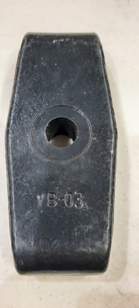 NP 071223091001 PIEZA METALICA FUNDIDA GRIS REF. MARCADA YB-03