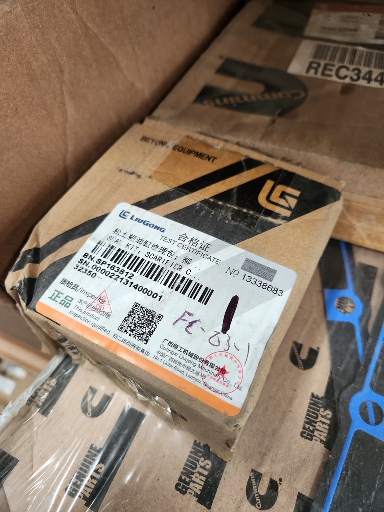 C - SEAL KIT SCARIFIER CYLINDER Sellos moldeados