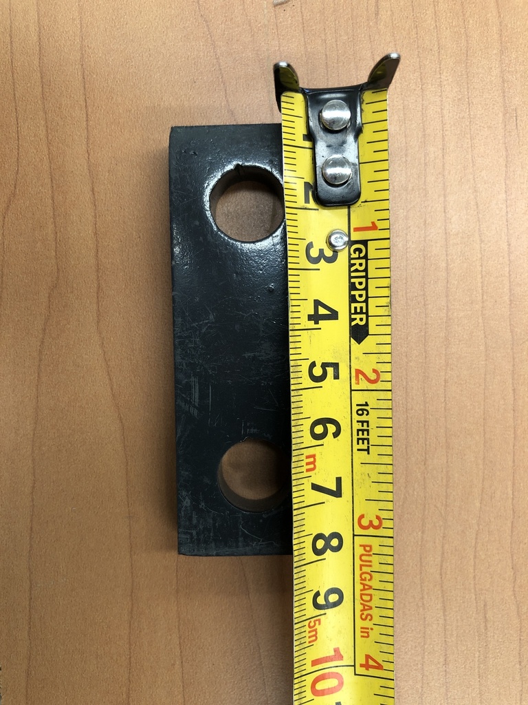 PLACA TROPICALIZADA NEGRA DE 80MM X 40 MM X 2 ORIFICIOS 24 MM NP 220623093800