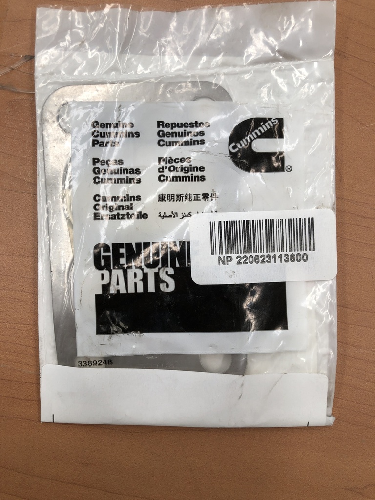 C - GASKET TURBOCHARGER 3901356 CUMMINS NP 220623113600