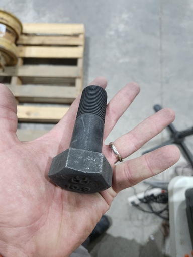 [NP 121023062401] BOLT TORNILLO HEXAGONAL 1 1/8 X 3 1/2 PULGADAS NEGRO 735 GR