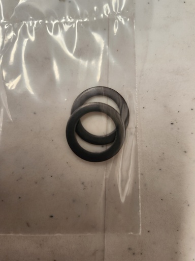 [NP 161023040901] WASHER ARANDELA NEGRA 0.68 IN (17.2 MM) OD / 0.47 IN (12.2 MM) ID