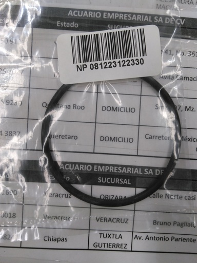 [NP 081223122330] NP 081223122330 O RING