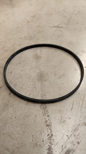 [NP 100824092703] Sello de Hule Rubber Seal 6.5 in OD 1/8 grosor Negro